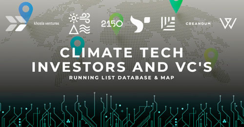 climate tech VCs and investors