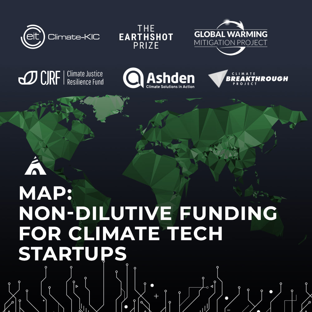 how to get started in climate tech: accelerate - climate tech map
