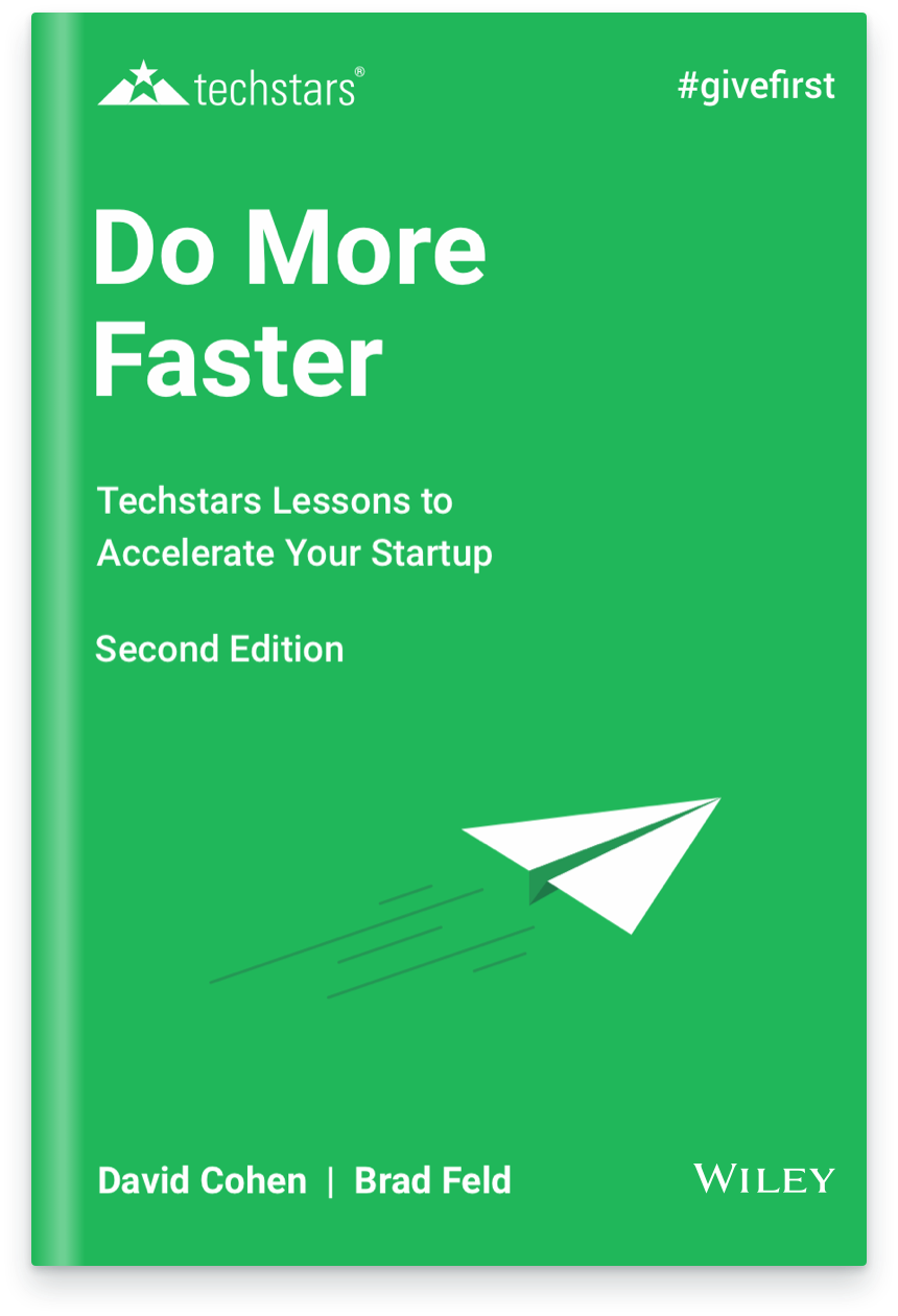 Do more faster techstars by david cohen and brad feld - books for climate tech founders
