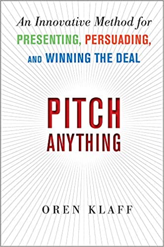 Pitch Anything by Oren Klaff - climate tech books for founders