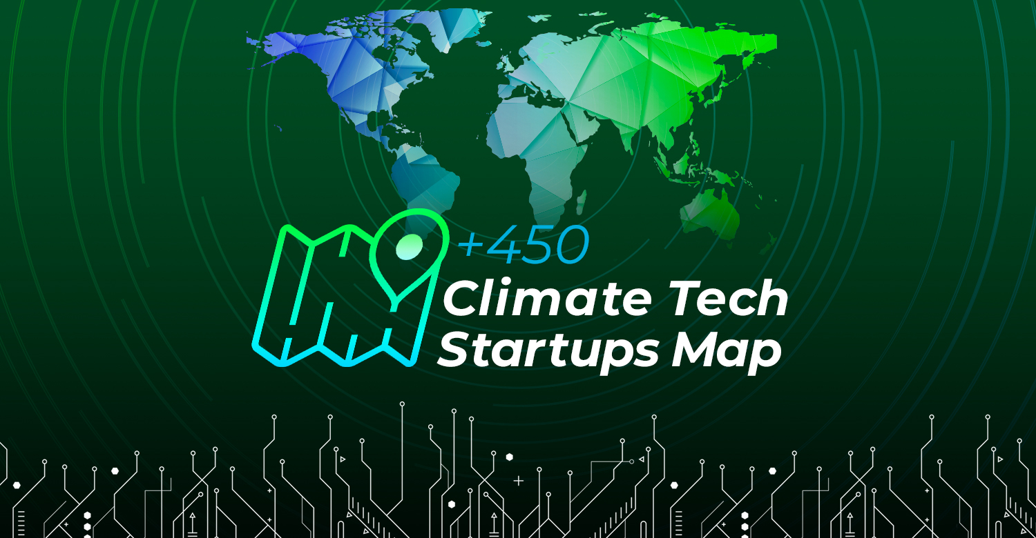 450 climate tech startups to watch map